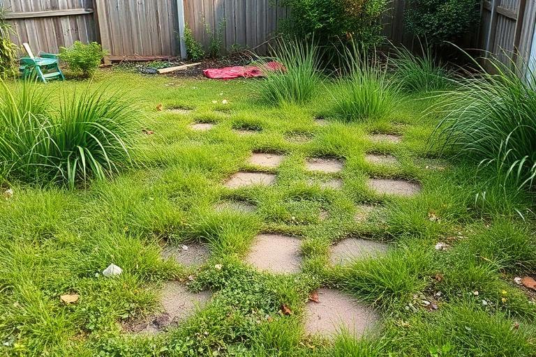 Yard before service